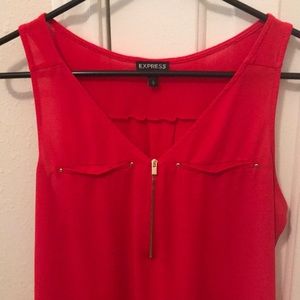 Red blouse from Express